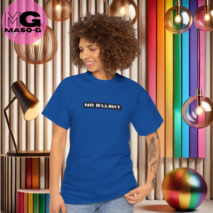 No Bllshit T-shirt - Want Wie Heeft Wel Tijd Voor Onzin?