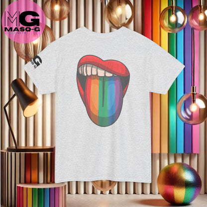 Pride T-shirt - Voor een stralende Regenboog Smile in Rug (Letterlijk)