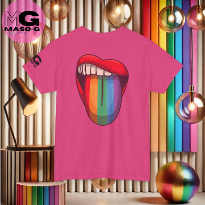 Pride T-shirt - Voor een stralende Regenboog Smile in Rug (Letterlijk)