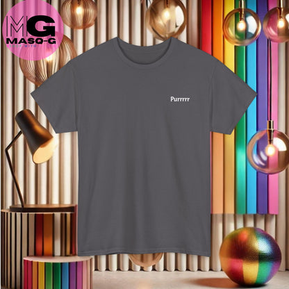 Purrrrfect Regenboog met Kat T-shirt - Voor Stijlvolle Kattenfans met een Hart voor Humor